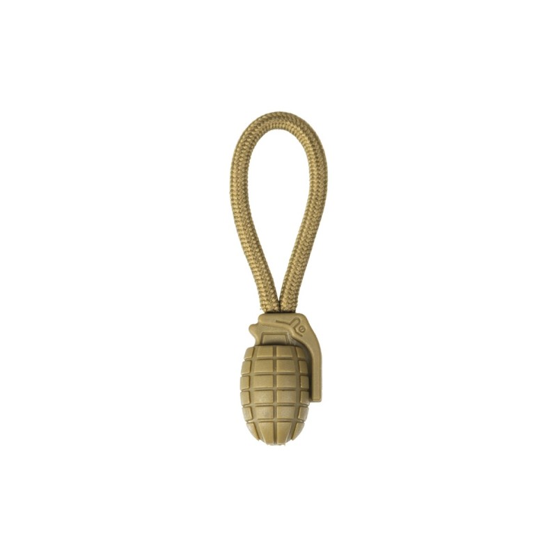5 Stück Reißverschluss Ring Puller Pineapple coyote - 0,50 €/Stück