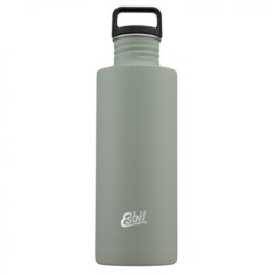 Esbit Trinkflasche Sculptor Edelstahl steingrau 1 L