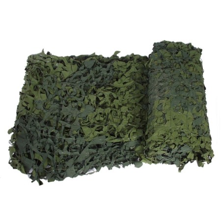 5 x 5 m Schwedisches Tarnnetz Kunststoff oliv gebr. (25,0m² - 3,80 €/m²)
