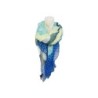Sommer Damen Schal » Bunt » leichter Sommerschal 180 x 80 cm » buntes Halstuch » Damenschal weich & dünn - Blau/Grün
