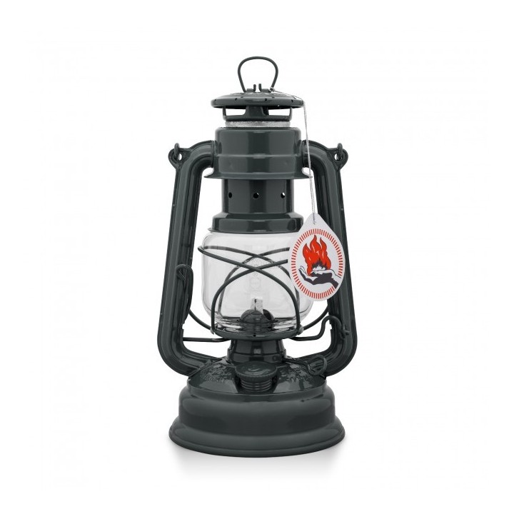 Petroleumlampe Feuerhand 276 Sturmlaterne anthrazitgrau