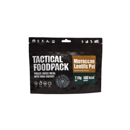 Tactical Foodpack 110g Moroccan Lentils Pot - 117,30 €/kg Restposten