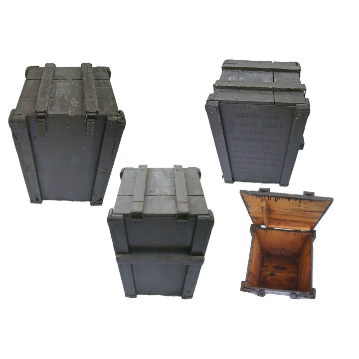 NATO Holzkiste K26 oliv gebraucht 51 x 53 x 82 cm