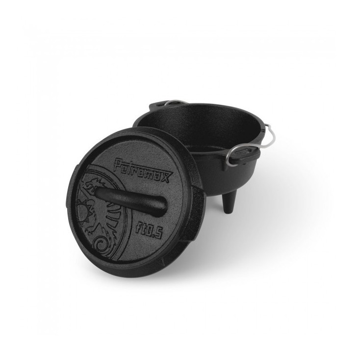 Petromax 0,5L Dessert/Soßen Feuertopf Dutch Oven FT0,5 mit Füße