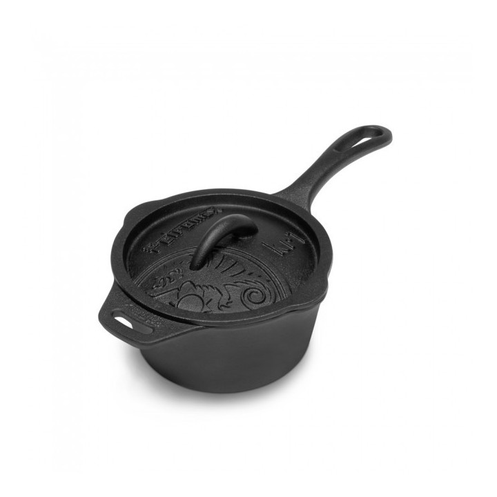 Petromax Gusseiserne 1 L Kasserolle mit Deckel kr1