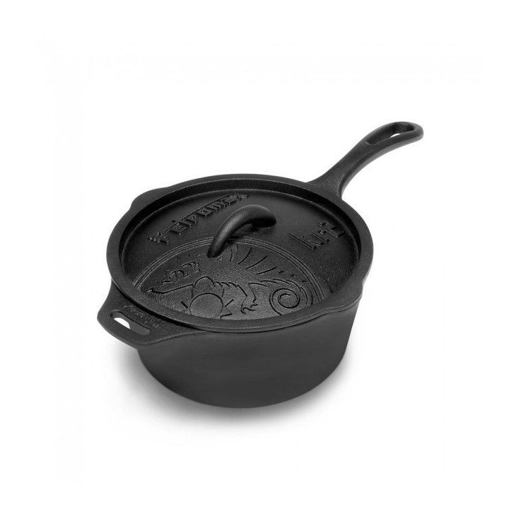 Petromax Gusseiserne 2 L Kasserolle mit Deckel kr2