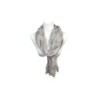 Sommer Damen Schal » Zick Zack Muster » leichter Sommerschal 180 x 70 cm » Halstuch mit glänzendem Zickzack Aufdruck » Damens