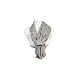 Sommer Damen Schal » Zick Zack Muster » leichter Sommerschal 180 x 70 cm » Halstuch mit glänzendem Zickzack Aufdruck » Damens