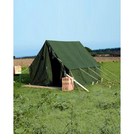 Armeezelt US Small Wall 2,7 x 2,7 m oliv (7,29 m² - 85,04 €/m²) Vers. 2 Pakete