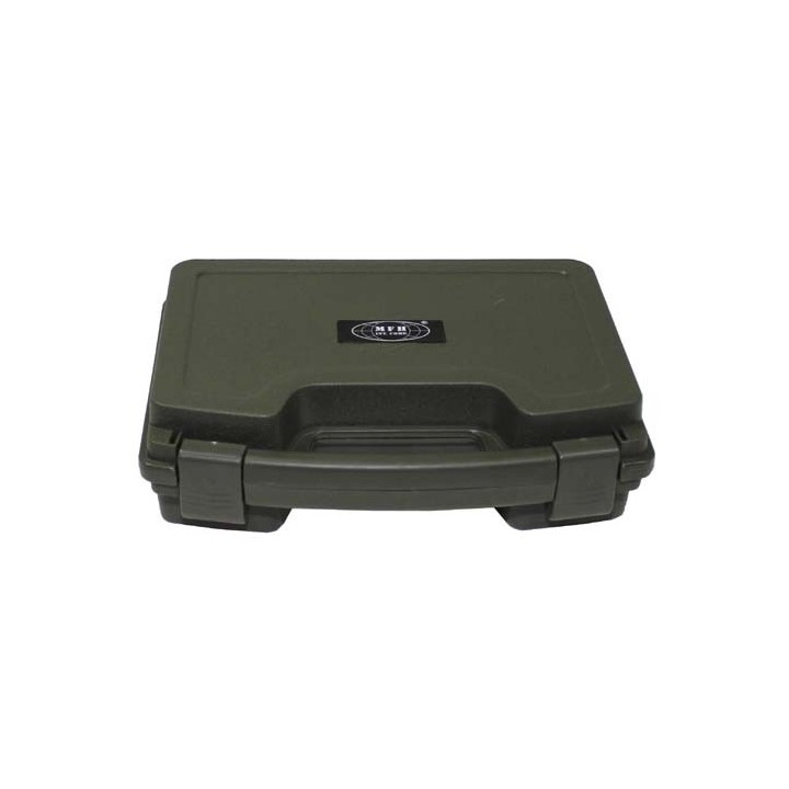 Gepolsterter Koffer abschliessbar  klein oliv 26 x 20,5 x 8,3