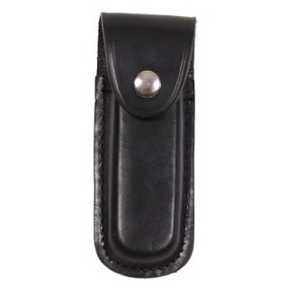 Etui Gürteltasche Leder schwarz 13,5 x 6 cm