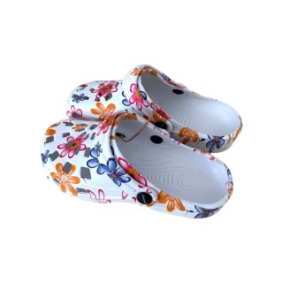 Damen Clogs Blumen » günstige Damenschuhe » Badeschlappen mit Blumenmuster » Sommer Garten Schuhe & Garten Schuhe » Badelatsc