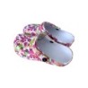 Damen Clogs Blumen » günstige Damenschuhe » Badeschlappen mit Blumenmuster » Sommer Garten Schuhe & Garten Schuhe » Badelatsc