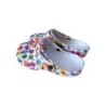Damen Clogs Blumen » günstige Damenschuhe » Badeschlappen mit Blumenmuster » Sommer Garten Schuhe & Garten Schuhe » Badelatsc