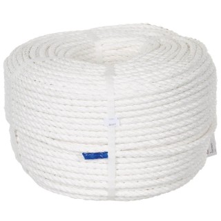 Britisches Marineseil 10mm weiß 220m - 0,46 €/m