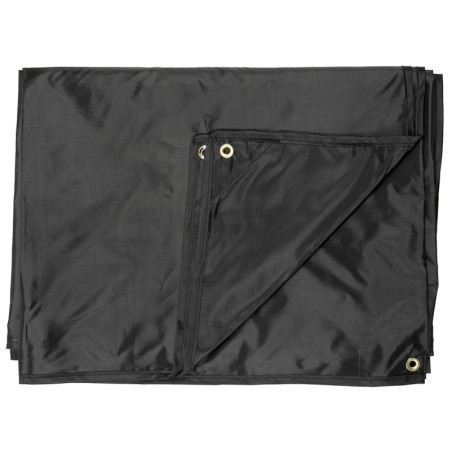 MFH Mehrzweckplane Tarp mit Beutel schwarz 3 x 5m (15m² - 2,66 €/m²)