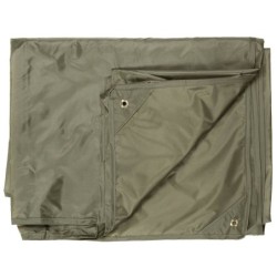 MFH Mehrzweckplane Tarp mit Beutel oliv 3 x 5m (15m² - 2,66 €/m²)