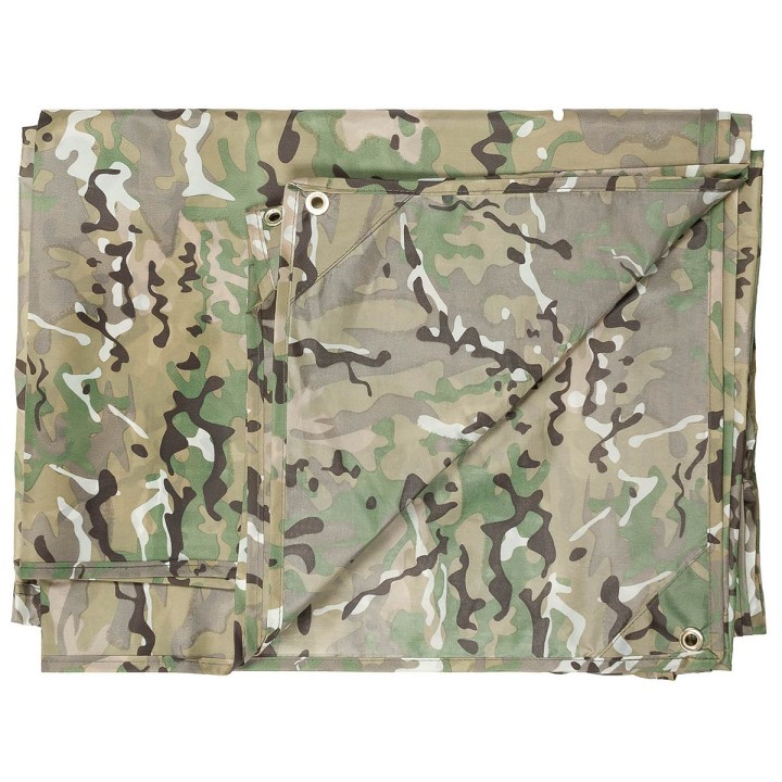 MFH Mehrzweckplane Tarp mit Beutel operation-camo 3 x 4m (12m² - 2,91 €/m²)