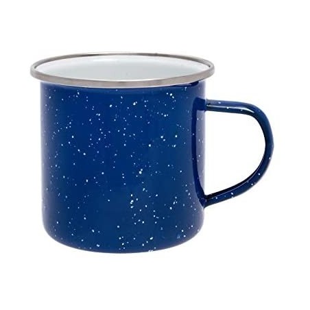 360 ml Origin Outdoors Emaille Tasse blau