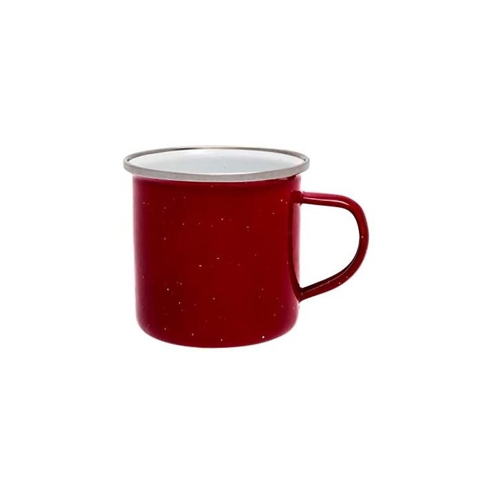 360 ml Origin Outdoors Emaille Tasse rot