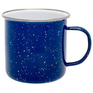 530 ml Origin Outdoors Emaille Tasse blau