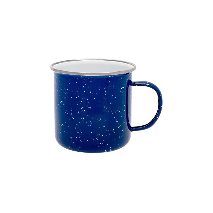 530 ml Origin Outdoors Emaille Tasse blau