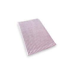 Tischläufer » 45 x 150 cm Tischdecke mit Glitzer Streifen » eleganter Stoff-Tischläufer aus Baumwolle » wiederverwendbar für