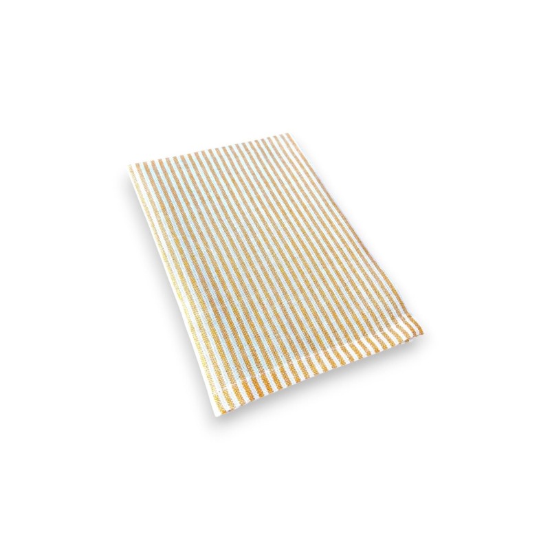 4er-Pack Servietten » 40 x 40 cm Stoffservietten mit Glitzer Streifen » elegante Tischservietten aus Baumwolle » wiederverwen