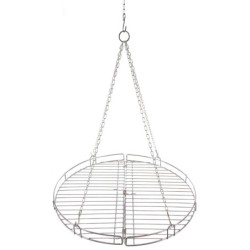 MFH Grillrost rund für Dreibein klappbar Stahl 46,8cm