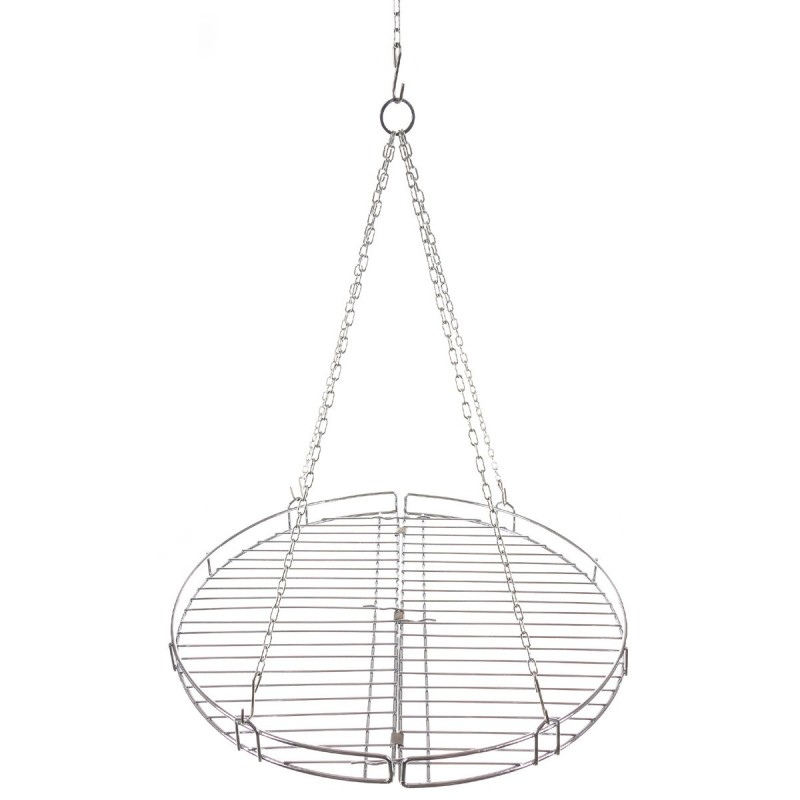 MFH Grillrost rund für Dreibein klappbar Stahl 46,8cm