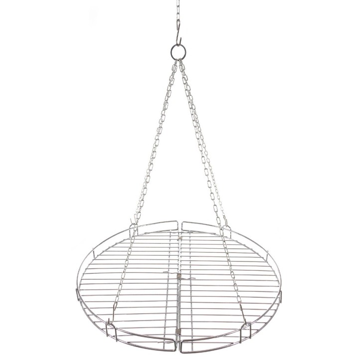 MFH Grillrost rund für Dreibein klappbar Stahl 46,8cm