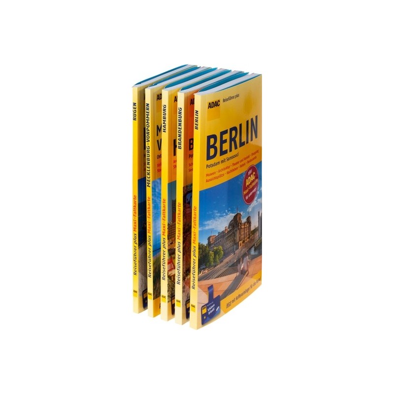 ADAC Reiseführer plus, Norddeutschland-Paket, 5 Bände.