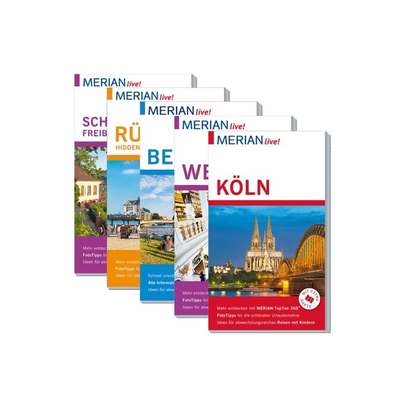 Reiseführer-Paket Deutschland, 5 Bände.