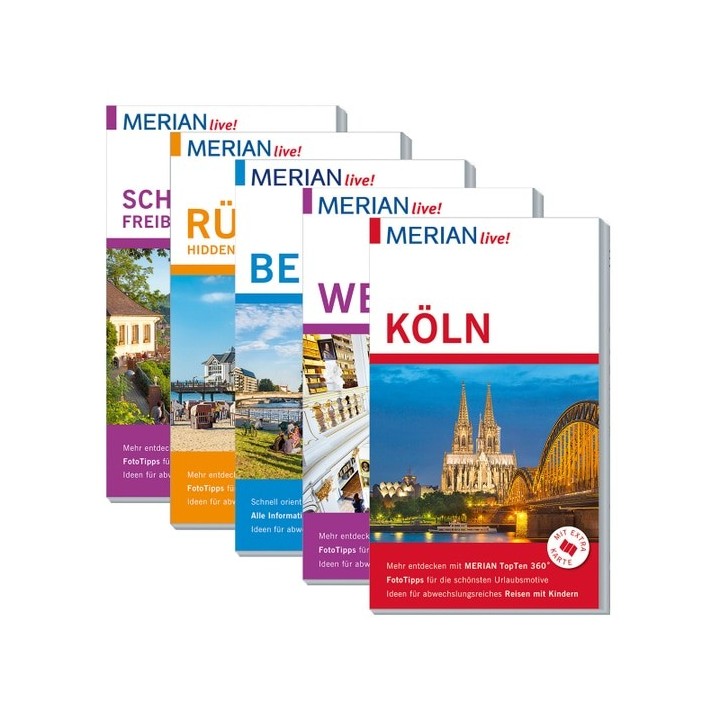 Reiseführer-Paket Deutschland, 5 Bände.