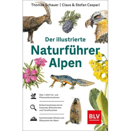 Der illustrierte Naturführer Alpen.