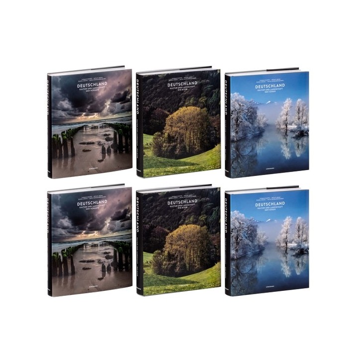Deutschland Kultur und Landschaft. Der Norden, die Mitte, der Süden. 6 Bände. 2er-Paket.