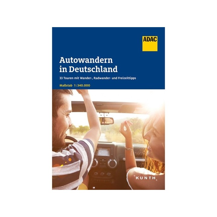 ADAC Autowandern in Deutschland. Mit großer Reisekarte.