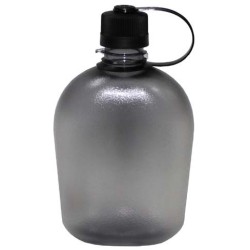 MFH US Feldflasche GENII schwarz transparent 1 L