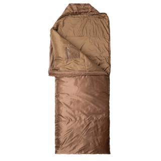 Snugpak Schlafsack Jungle Bag RV links coyote 220 x 80