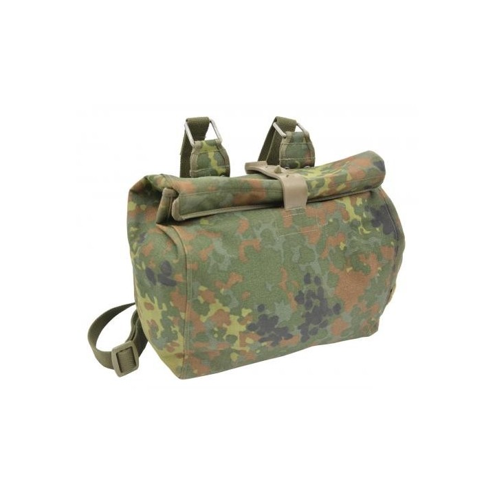 Bundeswehr Umhänge Tasche ABC-Schutzmaskentasche flecktarn gebraucht