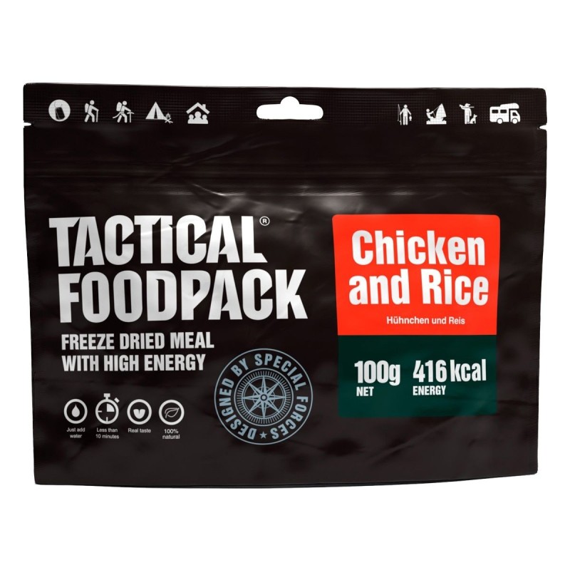 Tactical Foodpack 100g Chicken and Rice - 119,00 €/kg