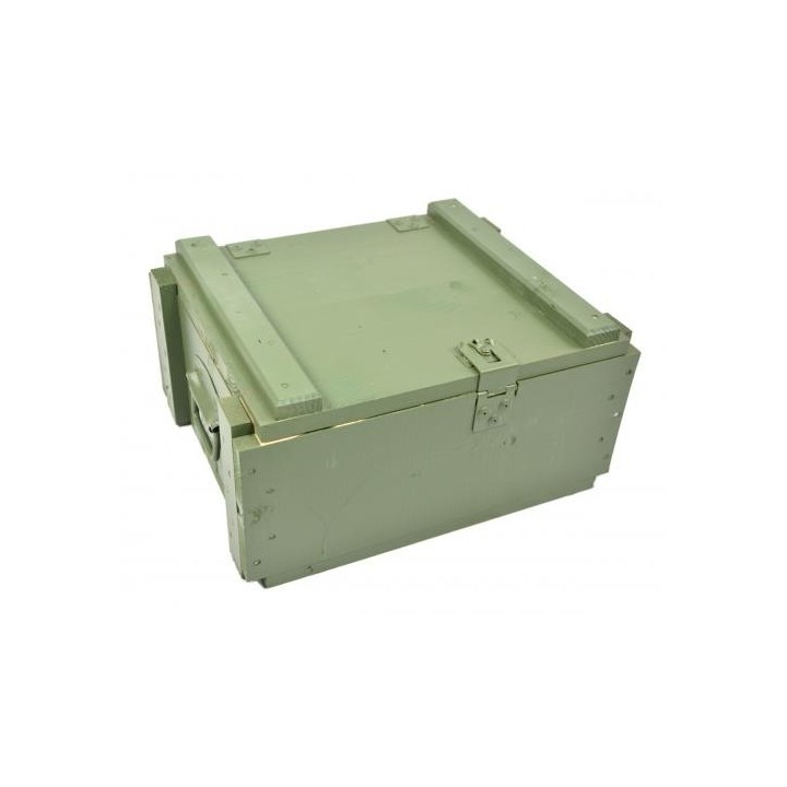 Dänische Transportkiste Holzkiste M12 grün neuwertig 46 x 36 x 23