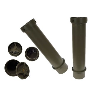 2 Stück US Munitionskiste Transportkiste rund gebraucht 83 x 20,5cm 19,98€/Stück