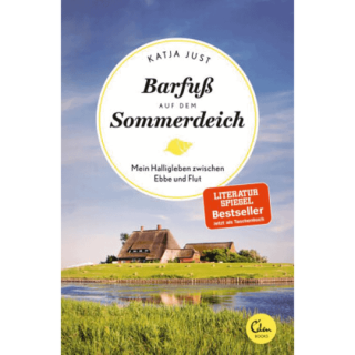 Barfuß auf dem Sommerdeich.