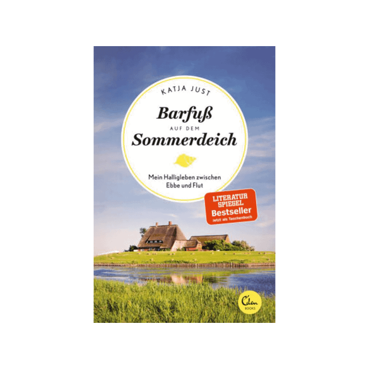 Barfuß auf dem Sommerdeich.