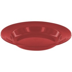 Teller tief Kunststoff rot 22cm Restposten