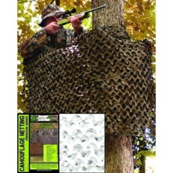 3 x 3 m Tarnnetz Basic Mil weiß 9m² - 5,88 €/m²