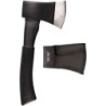 Vollstahl Axt mit Kopftasche schwarz 28 cm