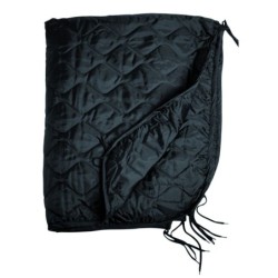 Poncho Liner Steppdecke schwarz 2,1 x 1,5m (3,15m² - 7,92 €/m²)