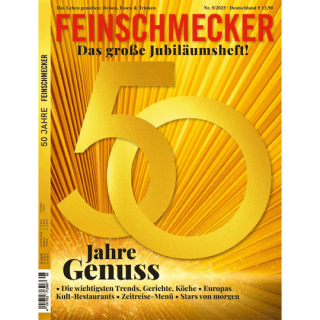 Feinschmecker Jubiläumsmagazin Mai 2025.